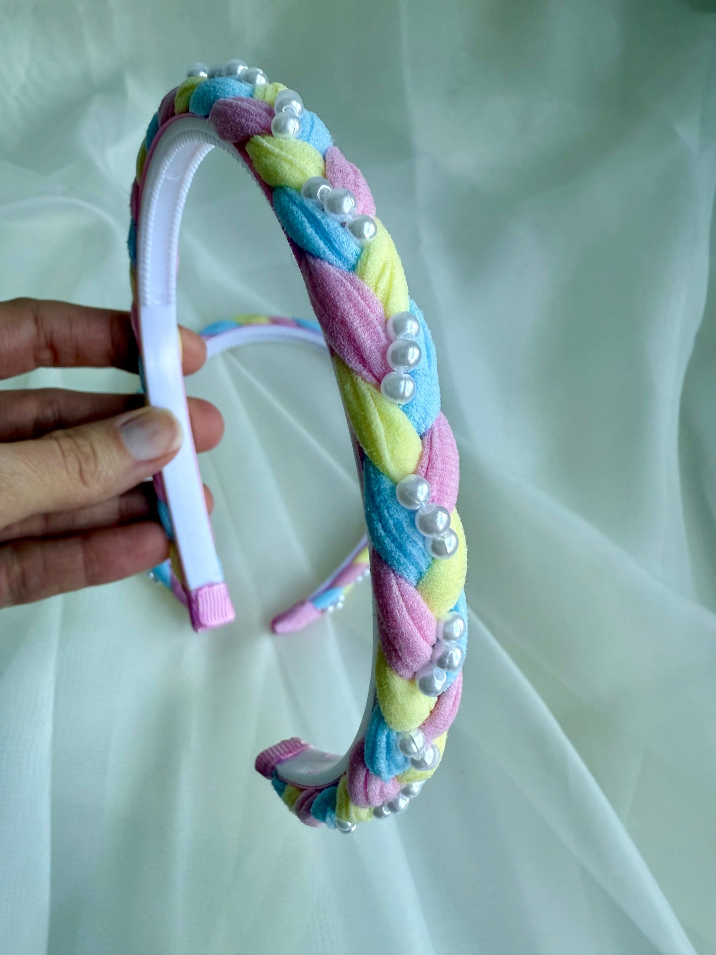 Rainbow Pearl Headband