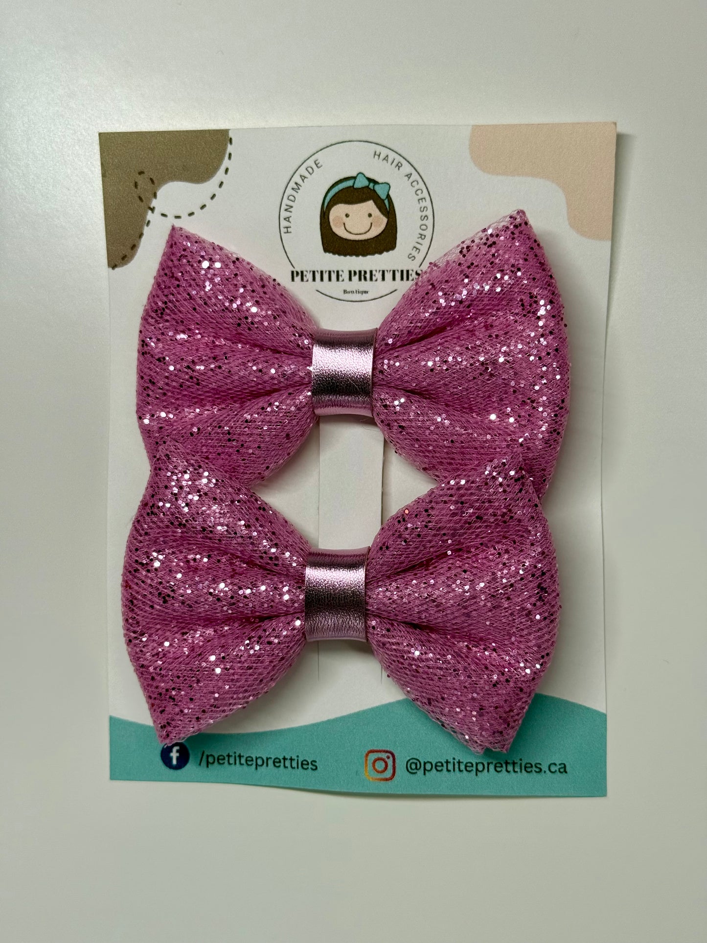 Sparkle Tulle Pigtail Bow