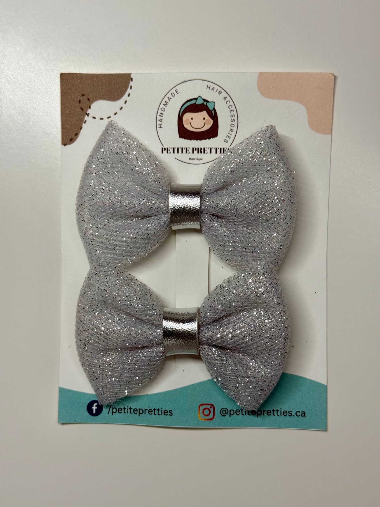 Sparkle Tulle Pigtail Bow