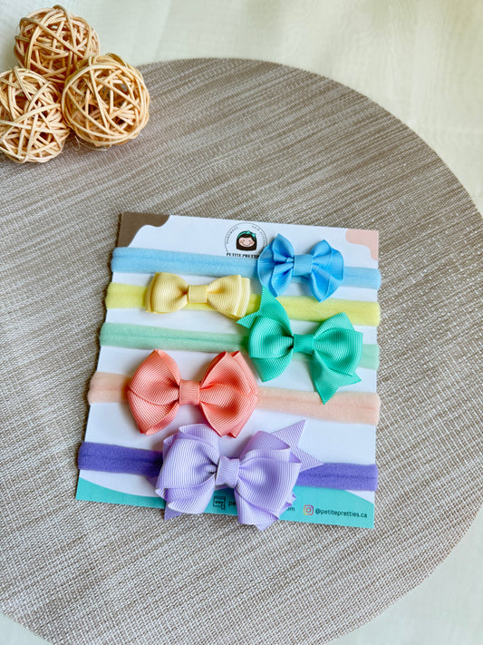 First Bows Baby Headband Set