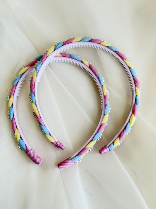 Rainbow Pearl Headband