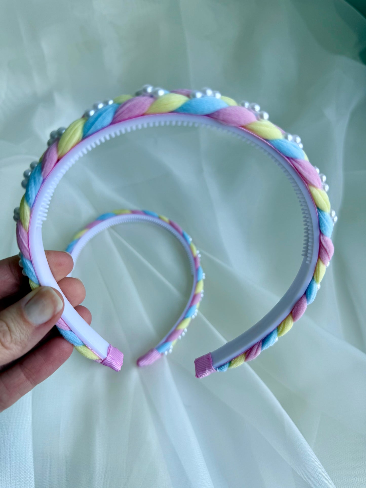 Rainbow Pearl Headband