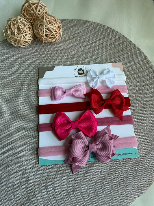 First Bows Baby Headband Set