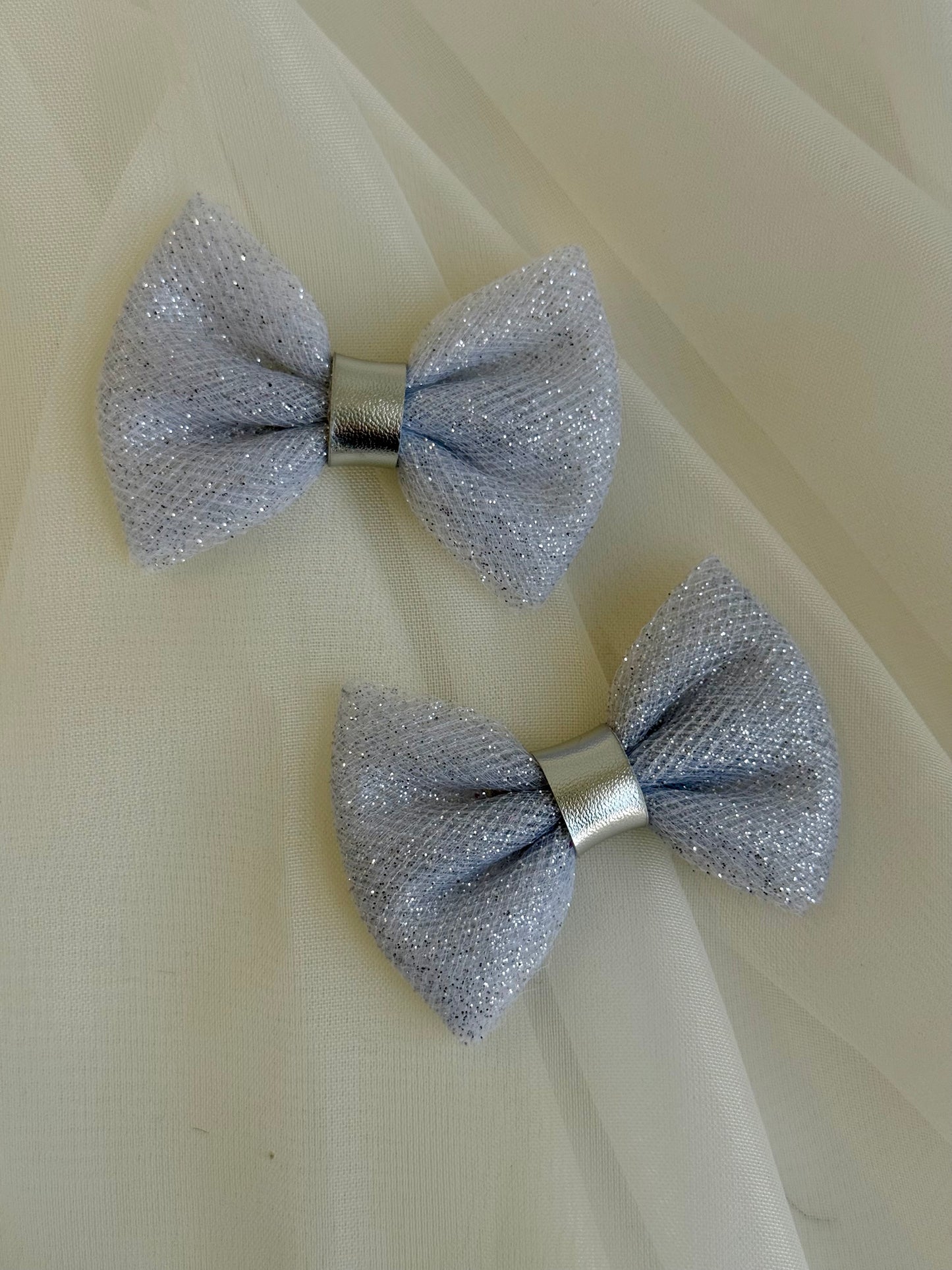 Sparkle Tulle Pigtail Bow