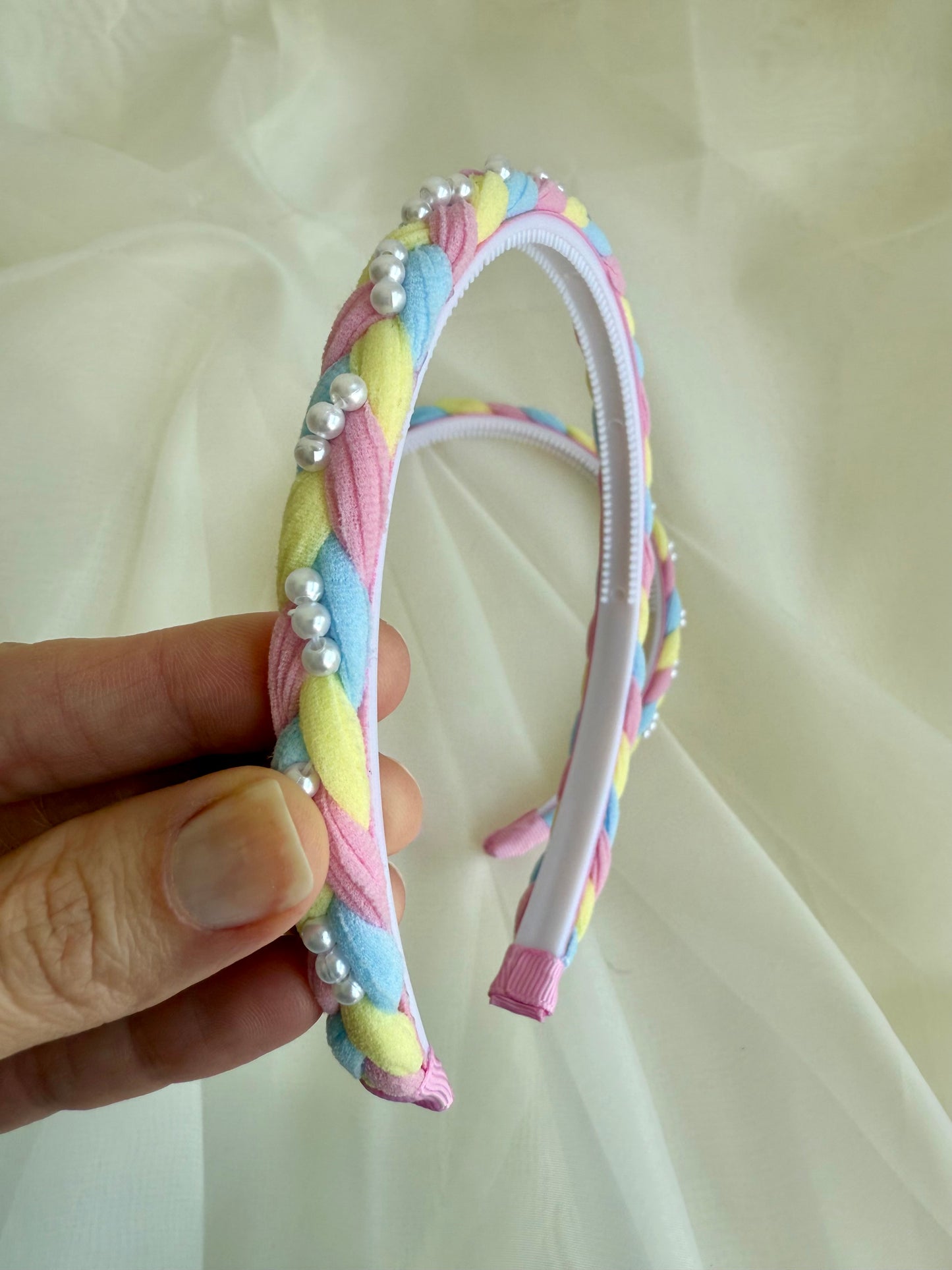 Rainbow Pearl Headband